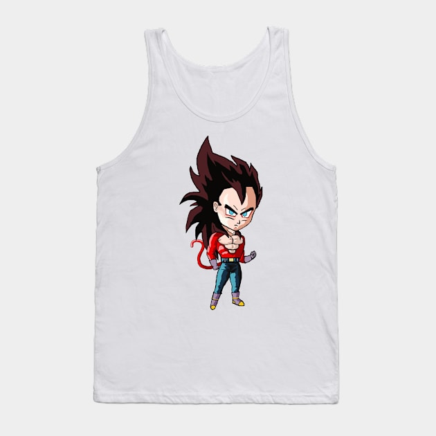 Vegeta Blue Chibi Tank Top by AnimeCure